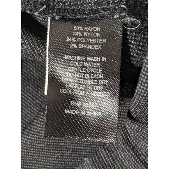 Lola by BCBG Maxazria Juniors Black Pants Zip Fly Size 1 - Picture 7 of 7